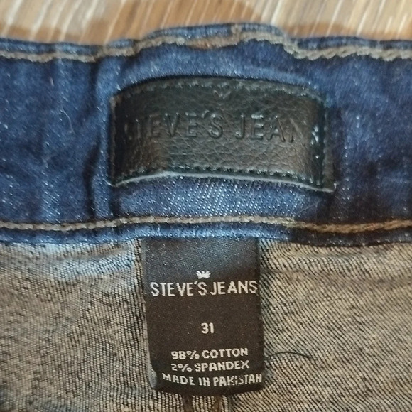 Steve's Jeans Blue Jean Shorts Size 31 - Picture 2 of 3